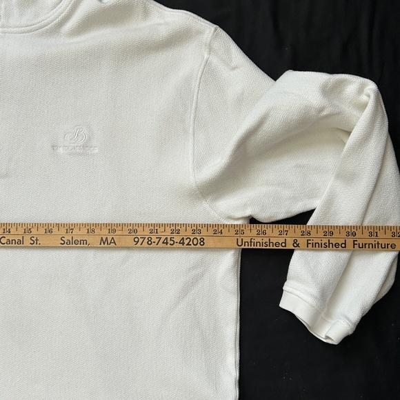 The Broadmoor Sweatshirt Mens XL Quarter Zip Resort Mock Pullover Brushed Knit - Picture 6 of 7